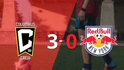Columbus Crew golea 3-0 a New York Red Bulls