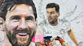 Relajado y sonriente: una fan “descubrió” a Lionel Messi y logró la foto más buscada