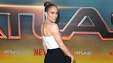 Jennifer Lopez’s 'Atlas' Premiere Look Features a Red Carpet Crop Top—and Her Wedding Ring