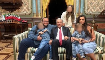 Carolyn Adams compartió emotiva fotografía familiar con AMLO desde Palacio Nacional