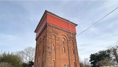 Water tower which could be 'transformed into family home' on sale for £400,000