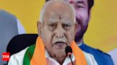HC exempts Yediyurappa from personal appearance in city court in Pocso case on July 15 | India News - Times of India