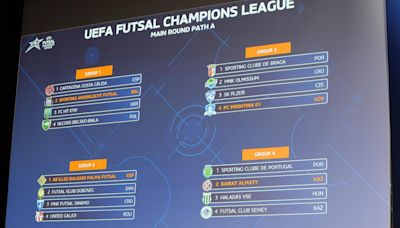 UEFA Futsal Champions League main round starts 22 October | UEFA Futsal Champions League