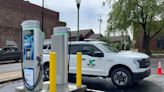 BrightRidge cuts ribbon on downtown EV charging station