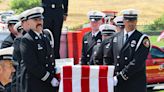 Procession carries LA County firefighter killed in blast to resting place