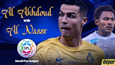 Con Cristiano Ronaldo: Al Nassr vs Al Akhdoud EN VIVO vía TNT Sports y Fútbol Libre TV