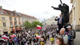 Polish opponents of abortion march against recent steps to liberalize strict law