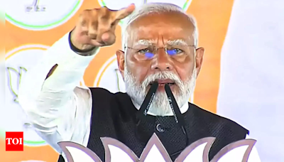 'We will make Pakistan wear bangles': PM Modi calls opposition leaders 'cowards' who are scared of neighbour's nuclear power | India News - Times of India