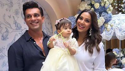 Karan Singh Grover reveals why he changes his daughter Devi's diapers despite having a nanny: 'I don't want anybody to..' - Times of India