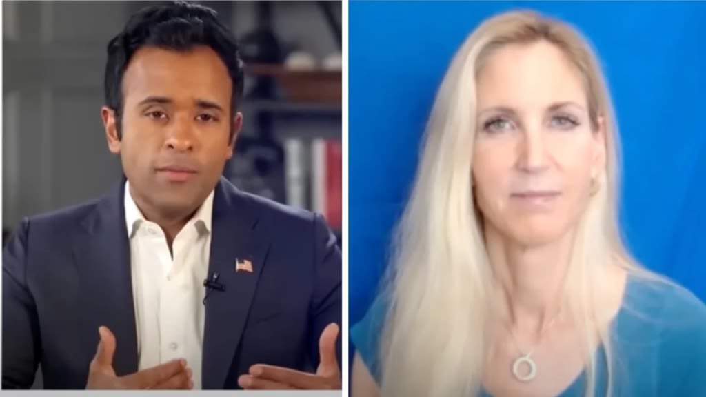 Ann Coulter Tells Vivek Ramaswamy She Wouldn’t Vote for Him ‘Because You’re an Indian,’ Straight to His Face | Video