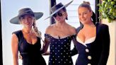 Elsa Pataky y las gemelas Spencer, puro glamour en las carreras de caballos de Melbourne