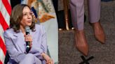 Kamala Harris Talks Gun Violence With Rapper Quavo in Tan Pumps at The Rocket Foundation Summit 2024