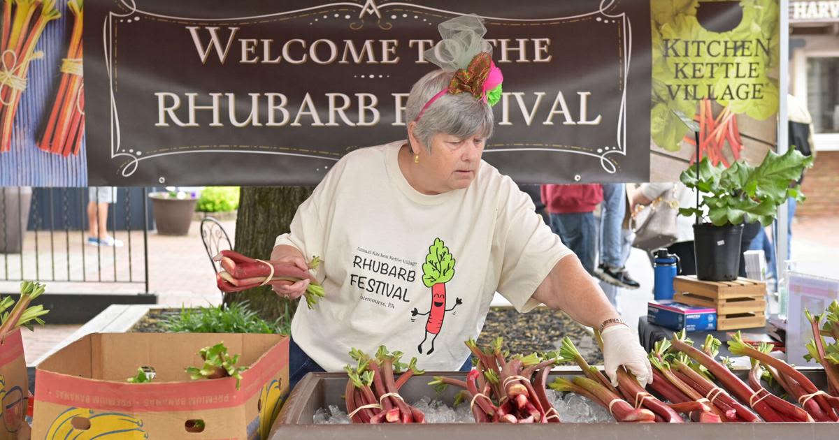 Kitchen Kettle Village to celebrate 40 years of Rhubarb Festival; here's some fun facts, plus a winning dessert recipe