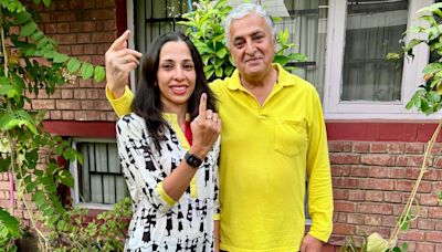 She flies down to Chandigarh from Singapore only to cast her vote