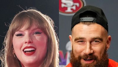 Fans Gush Over Seeing Taylor Swift Blow Travis Kelce a Kiss During Eras Tour Show: ‘They’re Just the Cutest’