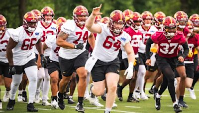 What to Read Into Washington Commanders Offensive Line Reps in OTA Practices So Far