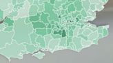 Map shows Kent areas where people take home the highest and lowest salaries