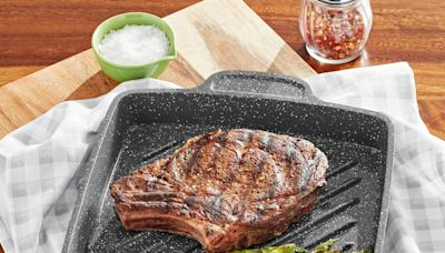 Steak Lovers, You Need Ree's New Grill Pan and Knife Set