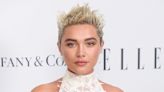 Florence Pugh hit in the face by an object thrown during a “Dune: Part Two” panel