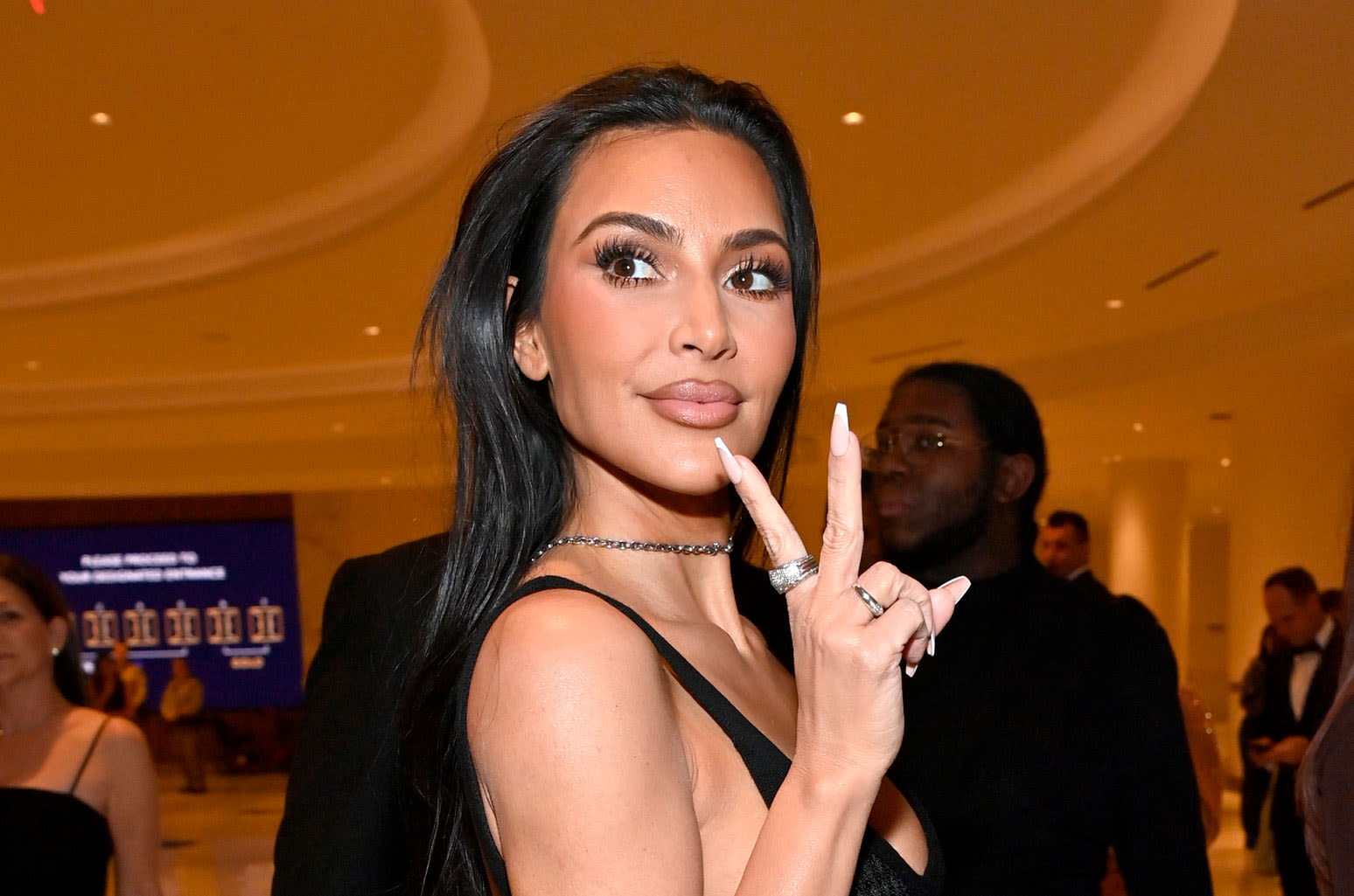 Kim Kardashian Teams Up With Andrea Bocelli to Poke Fun at Her Viral Fight With Sister Kourtney Kardashian
