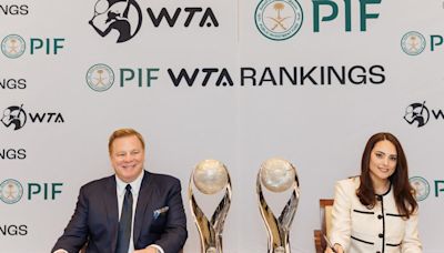 PIF and WTA sign multi-year partnership to accelerate the growth of women's tennis globally