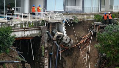 Por riesgo de colapso: municipio de Viña del Mar declara inhabitable edificio Euromarina II afectado por socavón - La Tercera