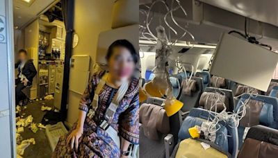 新加坡航空客機遇亂流！空姐撞到滿臉血 乘客1死、7重傷