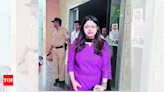Puja reports for duty at Washim, skirts queries from mediapersons | India News - Times of India