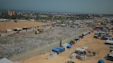 Gazans fleeing Rafah say they now live 'in misery' next to garbage dump in Khan Younis