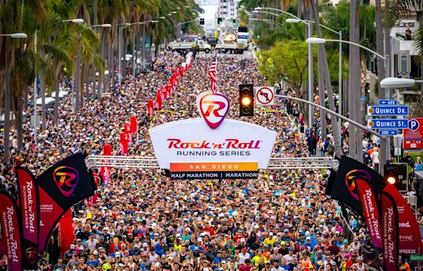 PHOTOS: Thousands of runners take over San Diego streets for Rock ‘n’ Roll Marathon