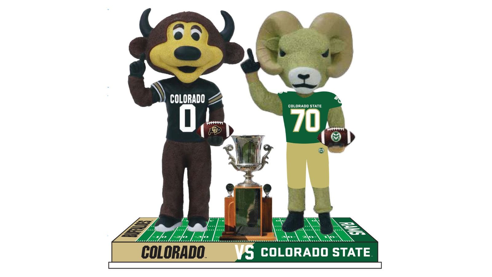 Limited-edition bobblehead commemorating Rocky Mountain Showdown features CAM, Chip