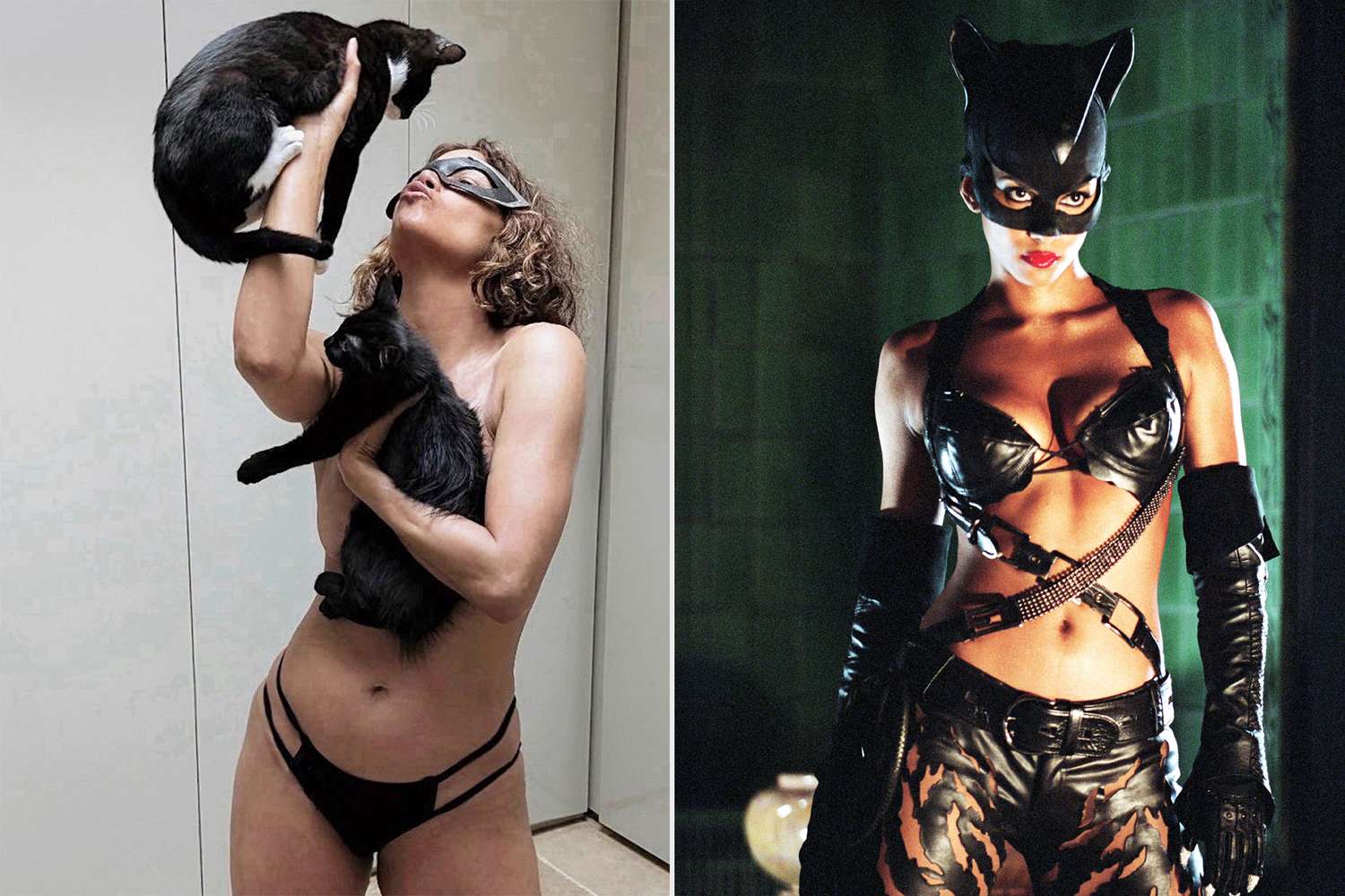 See Halle Berry's topless photos with kittens for 'Catwoman' 20th anniversary: 'Meow!'