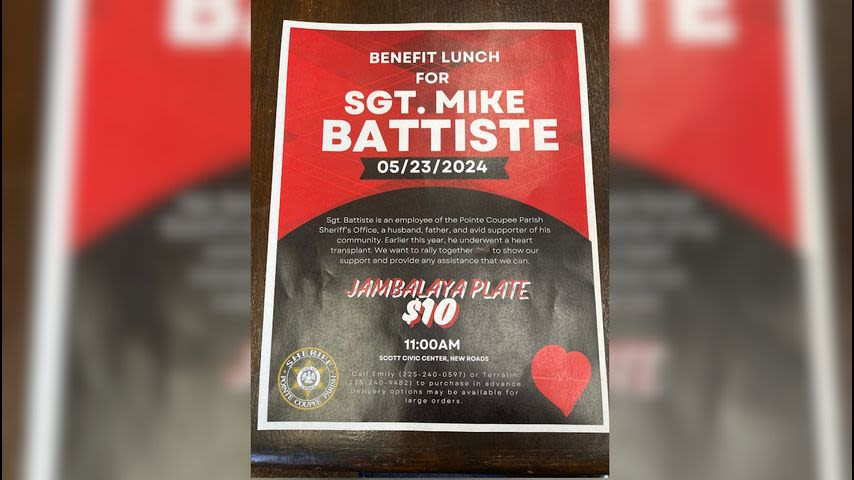 Community shows support for officer by raising funds for him after heart transplant surgery