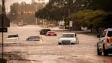 'It's a state emergency!' Dramatic images show severe damage caused by flooding in Florida