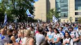 Israel supporters join protests on GWU campus