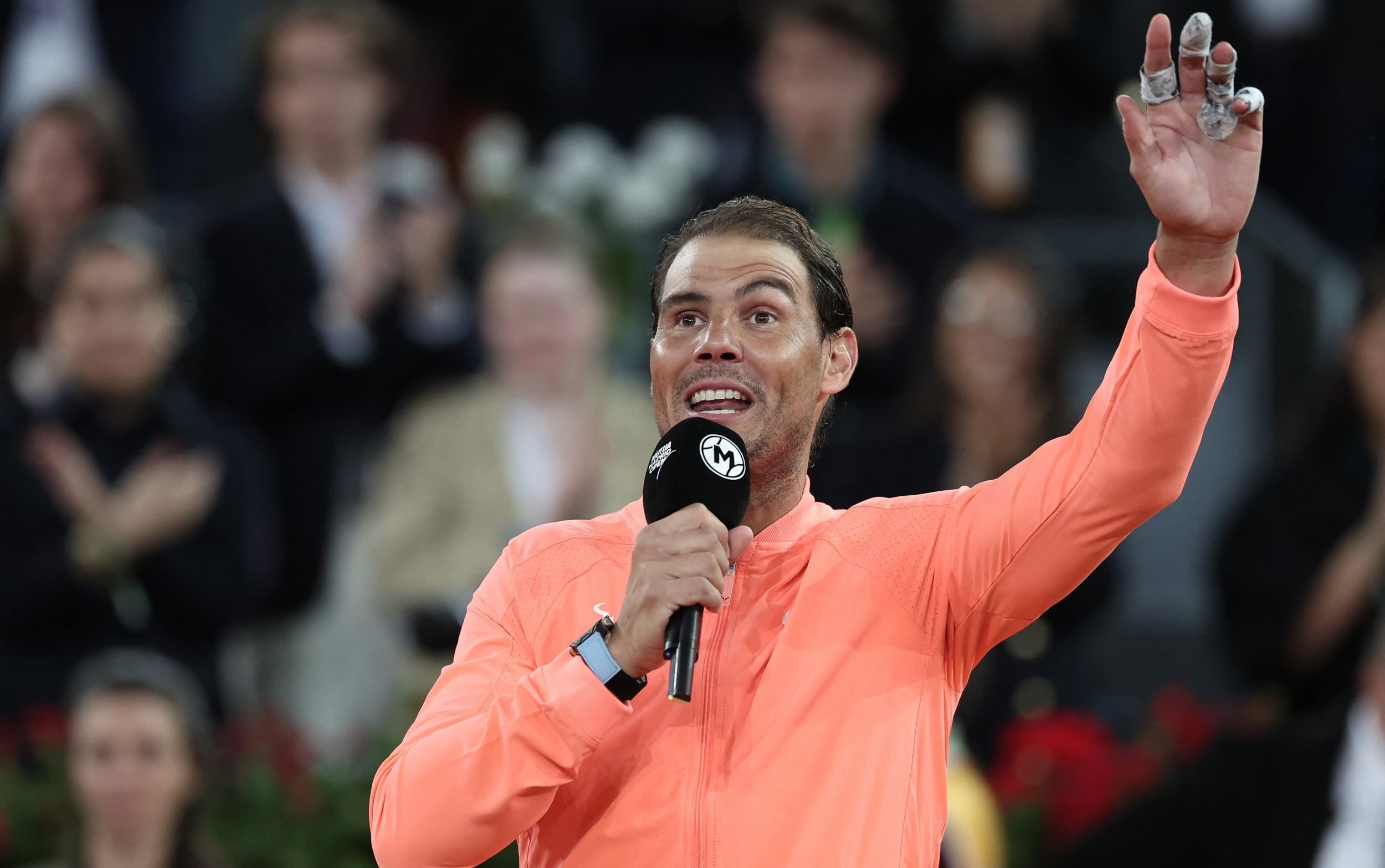 Rafael Nadal says emotional ‘goodbye’ to Madrid Open after loss