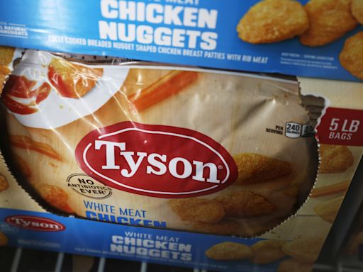 Tyson shares close lower as pinched consumers get choosy about meat