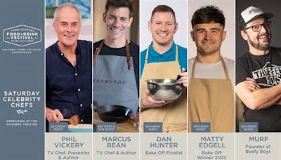 TV favourites head to the Three Counties Food and Drink Festival 2024