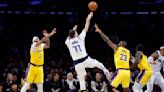 Los Angeles Lakers' LeBron James on Teams Blitzing Dallas Mavs' Luka Doncic: 'You're Done If Role Players Hit 3s'