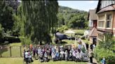 Great British Care Cycle Relay riders welcomed at The Grange