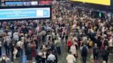 Travel carnage hits London Euston station as commuters 'stuck'