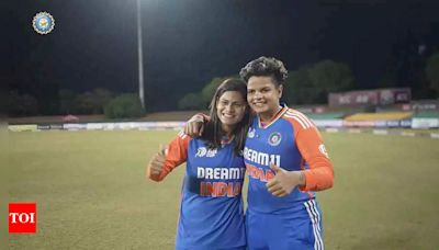 Watch: Shafali Verma and Radha Yadav relive India's resounding win against Nepal in Women's Asia Cup | Cricket News - Times of India