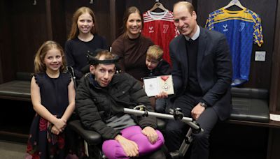 William’s message to Rob Burrow’s family ‘something we will treasure forever’