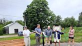 Carp Lake, Top of Michigan Trails Council dedicate commemorative bench