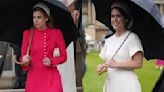 Princess Beatrice Brings a Pop of Crimson in Beulah London Dress to Buckingham Palace Garden Party With Princess Eugenie