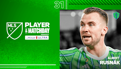 Seattle Sounders FC Midfielder Albert Rusnák Voted MLS Player of the Matchday presented by Michelob Ultra for Matchday 31 | MLSSoccer.com