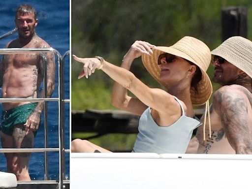 Victoria and David Beckham vacation on luxury yacht as son shares secrets about his famous parents