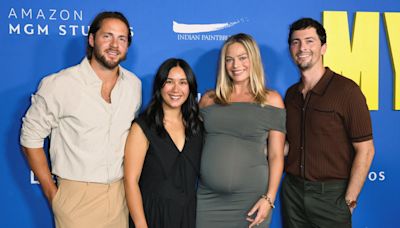 Pregnant Margot Robbie shows off baby bump as she attends My Old Ass screening in LA