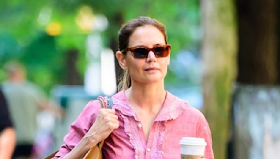 Katie Holmes Is Making This Contentious Denim Trend Her Signature Look