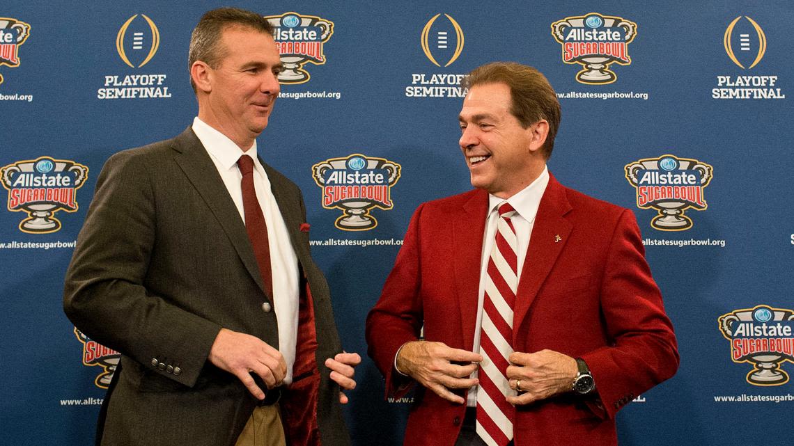 Nick Saban and Urban Meyer debut on 2025 College Football Hall of Fame ballot